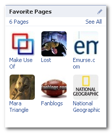 Facebook Page Favorite Pages